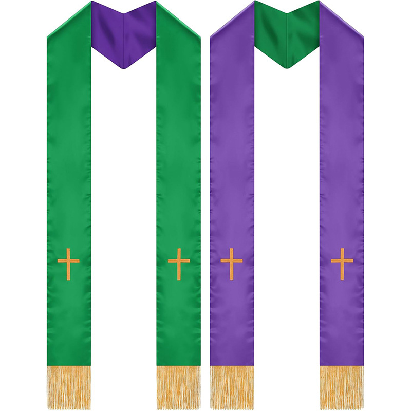 Double-sided (greenish-purple)