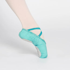 Dttrol D004701 Baili <span class=keywords><strong>Dance</strong></span>, оптовая продажа, индивидуальная мягкая подошва, классический стиль, парусиновые балетки с разрезной подошвой для женщин, танцевальные туфли - Product Image 1