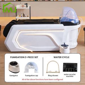 Salón de lujo Lavado de cabello Champú Mesa Thai Masaje eléctrico Cabeza Spa Cama - Product Image 5