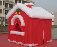 Décorations de Noël gonflables personnalisées en tissu Oxford : arche, sapin de Noël, boule décorative pour exposition extérieure sur pelouse ou centre commercial