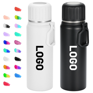 Botella <span class=keywords><strong>de</strong></span> Agua <span class=keywords><strong>de</strong></span> Acero Inoxidable <span class=keywords><strong>de</strong></span> Doble Pared con Asa Grande, Termo Aislado al Vacío, Diseño Moderno Americano, Ideal para Deportes, Comida, Idea <span class=keywords><strong>de</strong></span> Regalo - Product Image 6