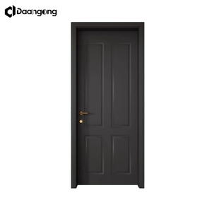Evler İçin İç Mekan Kapıları, Masif Ahşap Meşe Panel, Geleneksel Stil, Oturma Odası İçin Şeffaf Vernikli - Product Image 4