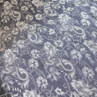 Tissu denim léger teint en fil et imprimé sur mesure de haute qualité, tissé jacquard, pour vêtements, sacs et chaussures – Vente en gros