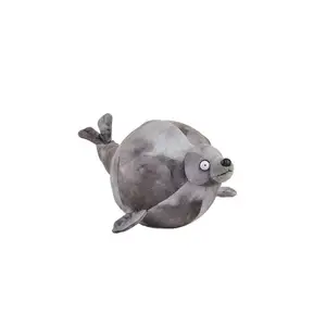 Juguetes de peluche de animales de foca para niños de alto rebote gordito lindo personalizado de fábrica
