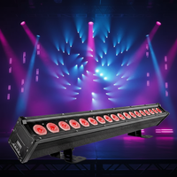 Luz LED para Escenario 18x10W RGBW 4 en 1, DMX512, Control de Sonido Automático/Maestro/Esclavo, 6000K Luz Diurna, para Conciertos, Bodas, Fiestas, Iluminación de Escenario