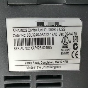 1 Pieza de Unidad de Control Original Nueva Cu250s-2 6sl3246-0ba22-1ba0 Ver 09-v4.7 Plc Automatización Industrial - Product Image 3