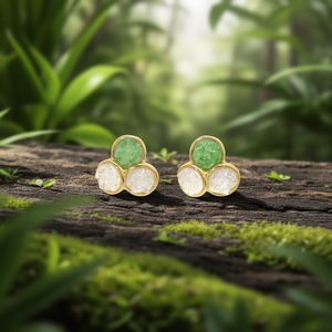 E395-E220-0602DL Fashion <b>Stud</b> <b>Earrings</b> - Product Image 3