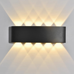 Simple moderne cour jardin balcon atmosphère lampe décorative IP65 extérieur étanche applique murale - Product Image 2