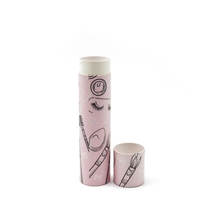 Eco-friendly Custom Cylinder Precious Cosmetics Packaging Box Kraft Paper Tube Luxurious for Eyebrow Pencil <b>Mascara</b> Packaging - Product Image 6