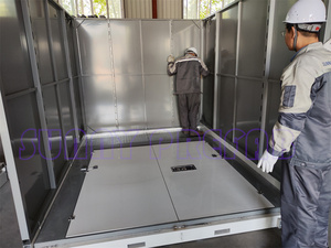 Mini 8 '10 '12' Có thể gập lại nhanh chóng lắp ráp phẳng gói <span class=keywords><strong>container</strong></span> lưu trữ tự lưu trữ di động di động Pod <span class=keywords><strong>container</strong></span> các nhà sản xuất - Product Image 5