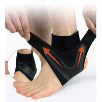 Orthèse de soutien de cheville de compression de sport avec LOGO personnalisé manchon de cheville anti-entorse d'hiver pour la fonction de protection du basket-ball et du football