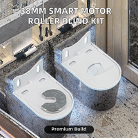 Soporte de instalación de 38 mm para tubo, accesorios eléctricos, nuevo estilo, espacio reducido, motor tubular de 25 mm, juego de persianas enrollables para sala de estar