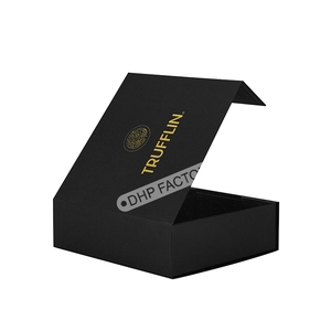 Luxury Cardboard White <b>Foldable</b> Gift <b>Box</b> with Golden Inside for Premium Packaging and Custom Brand Presentation - Product Image 5
