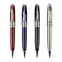 Stylos à bille en métal de haute qualité pour cadeaux d'affaires, stylos gel de luxe premium avec logo personnalisé, fournitures de bureau et usage quotidien.