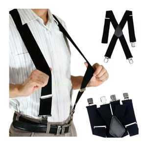 Cross-border Source X Type <span class=keywords><strong>Tirantes</strong></span> elásticos para <span class=keywords><strong>hombre</strong></span> Ajustables 5CM Trusses para adultos para pantalones hechos <span class=keywords><strong>de</strong></span> poliéster - Product Image 5