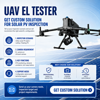 Drone industriel UAV EL Tester avec transmission de 15 km et adaptabilité caméra infrarouge pour l'inspection des centrales photovoltaïques