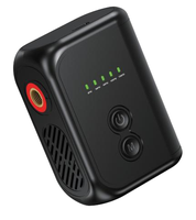 Pompe à air pour vélo avec gonfleur de pneus en plastique ABS, batterie 4000 mAh, moniteur de pression des pneus 12 V avec affichage analogique