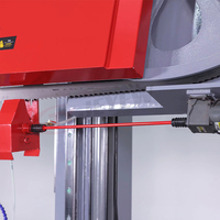 GB42120 Machine à découper les métaux fabriquée en Chine Équipement de coupe de l'acier Scie à ruban à métaux de type portique Scie d'angle