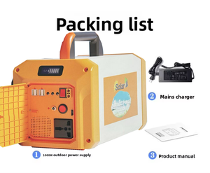 1000W Portable Power Station High Capacity Jump Fast Charging <b>Backup</b> <b>Battery</b> for Camping Outdoor Emergency EG006 Fast Charging E - Product Image 3