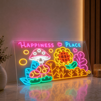 Letrero LED de Neón Personalizado con Diseño Gratuito, Logotipo Personalizado, Luz con Nombre para Dormitorio, Fiesta, Boda, Decoración de Pared de Tienda