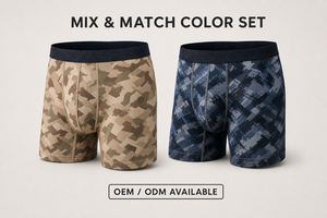 LUJIA - Paquete de 2 Calzoncillos Deportivos Resistentes para Hombre, 92% Poliéster Elástico, Estampado Digital Desértico, Ropa Interior para Uso Táctico Diario - Product Image 5