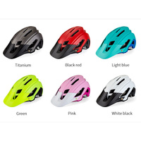 Casque avec visière solaire amovible, équipement de vélo, de descente, vtt, pour cyclisme de montagne
