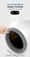 Bac à litière pour chat à nettoyage automatique 80L Extra Large Contrôle intelligent par application pour chats de 1 à 10 kg