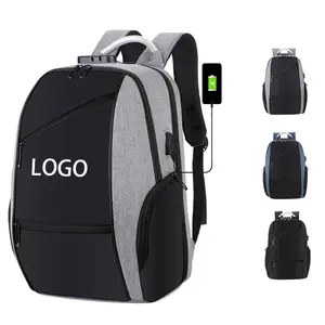 Customized Men 17 Inch Waterproof Bag Office Back Pack Charging Anti-theft Smart Business Laptop Backpack With Usb Port