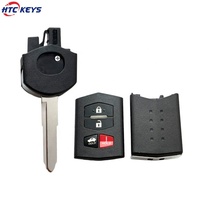 Coque de clé de voiture télécommandée à 4 boutons avec tête de clé rabattable pour M-azda CX5 CX7 CX9 RX8 M6 MX5