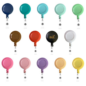 In Stock Colorful Plastic Lanyards Doctor Nurse ID Badge Retractable Clip Pull Reel Holders Other Lanyards