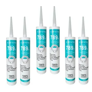 New Arrival Sealant Waterproof Clear Stainless Steel Glass Sealants Adhesive Glue Sealer Ac Cetic Silicone