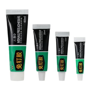 MsA No Nail Adhesive 6g 12g Strong Bond For Bathroom Wall Mounting Shelves Household Use - Product Image 5