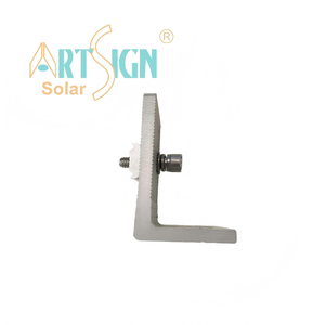 Soportes en L <span class=keywords><strong>de</strong></span> 40 mm <span class=keywords><strong>de</strong></span> Ancho, Anodizados en Plata <span class=keywords><strong>de</strong></span> 10 um, para Montaje <span class=keywords><strong>de</strong></span> <span class=keywords><strong>Paneles</strong></span> <span class=keywords><strong>Solares</strong></span>, Fácil Instalación en Techos y Suelos |   Letrero Artístico - Product Image 2
