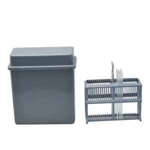 Giá tốt mô học kính hiển vi trượt nhuộm Jar và Rack