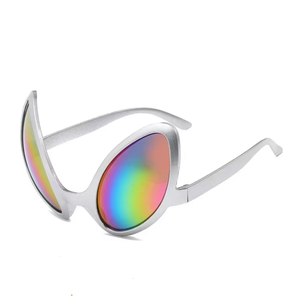 Gafas <span class=keywords><strong>de</strong></span> Sol Divertidas con Diseño <span class=keywords><strong>de</strong></span> Extraterrestre para Fiestas, Lentes <span class=keywords><strong>de</strong></span> PC V400, Montura Colorida, Gafas Deportivas Unisex - Product Image 6
