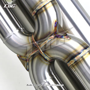 Sistema de escape Catback de salida de fábrica para <span class=keywords><strong>Audi</strong></span> <span class=keywords><strong>R8</strong></span> V8 4.2L 2007-2013 Válvula de silenciador de Escape <span class=keywords><strong>RC</strong></span> tubo de escape de acero inoxidable 304 - Product Image 3