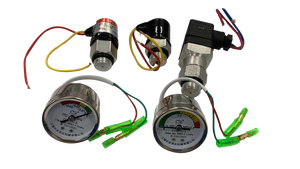 Manómetro de Vacío de Plástico Y63MM con Anillo de Protección, Instrumento de Medición Montado en la Parte Inferior para Aceite, Agua, Aire y Gas - Product Image 3