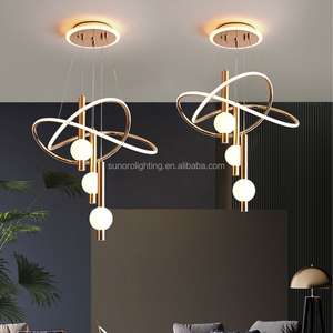 Đèn chùm trang trí nội thất cao cấp Luxury Lustre <span class=keywords><strong>Fancy</strong></span> Lamparas 85W ba màu 165-265V, kiểu dáng đèn thả trần năm <span class=keywords><strong>2025</strong></span> - Product Image 1