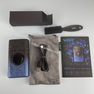Vgr V-377 <span class=keywords><strong>Rasoio</strong></span> <span class=keywords><strong>Elettrico</strong></span> Blu <span class=keywords><strong>Professionale</strong></span> da Uomo Ricaricabile - Product Image 3