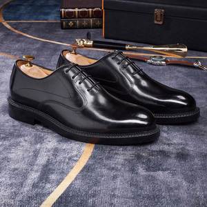 Chaussures de ville classiques pour hommes à semelles épaisses, talons rehaussants, imperméables, respirantes, à semelle rouge, tendance, nouvelle collection automne - Product Image 6