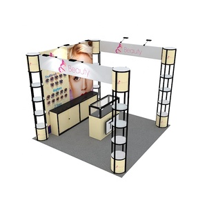 Xách tay nhôm gấp <span class=keywords><strong>LED</strong></span> <span class=keywords><strong>Showcase</strong></span> tháp hiển thị đứng Xoắn Ốc Xoắn thiết kế cho vải in ấn triển lãm thương mại hiển thị gian hàng - Product Image 1