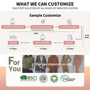 Fast Logo Custom Women Fashion Crop Hoodies Sets Otoño Rayas Cremallera Cuello alto Sudadera y Jogger Sets - Product Image 6