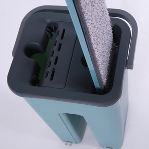 Carro de fregado telescópico rectangular plegable de alta resistencia <span class=keywords><strong>con</strong></span> 2 cabezales de fregado, sistema de escurrido deslizante y <span class=keywords><strong>ruedas</strong></span> giratorias <span class=keywords><strong>con</strong></span> drenaje - Product Image 1