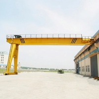 Les fabricants chinois fournissent une application d'atelier de l'industrie 5 tonnes-20 tonnes grue à portique demi-poutre personnalisée avec palan électrique