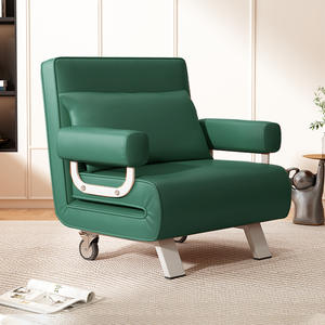 Sofá cama individual plegable convertible, sofá cama ajustable, plegable - Product Image 1