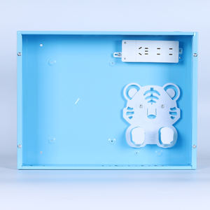 Caja de Distribución de Red Doméstica para Multimedia, Instalación Empotrada, Cubierta de Plástico, Base de Metal, Caja de Distribución ABS - Product Image 1