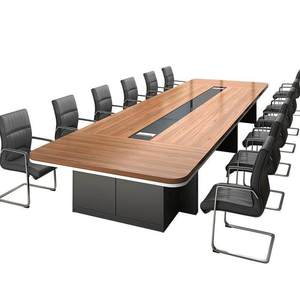 Mesa de Conferencias Auspiciousness de 240 cm, Moderna, Combinable, Resistente a las Manchas, para Sala de Reuniones - Product Image 4