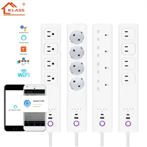 KLASS US/EU Ytpe-c with Usb Electrical Equipment Supplies for Home Extension Multi Accessories Switch Uk Standard Pc Power Strip