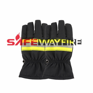 Gants de pompier Safeway <span class=keywords><strong>Fire</strong></span> <span class=keywords><strong>Force</strong></span> EN659 ISO, nouveaux gants de sécurité structurels pour la lutte contre l'incendie, aramide 4 couches - Product Image 3