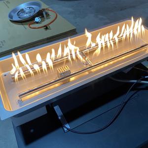 77 cm Rechteck Edelstahl Drop-In Gas Feuerstelle Brenner Kit System - Product Image 1